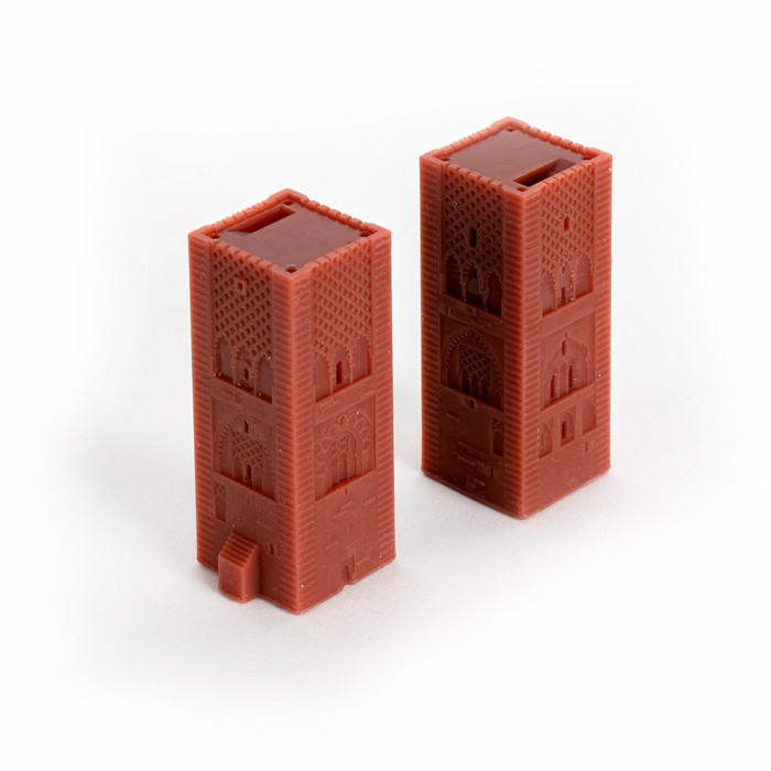 Resina Prusament Model Brick Red 1 kg