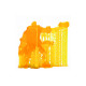 Resina Prusament Model Transparent Amber 1 kg