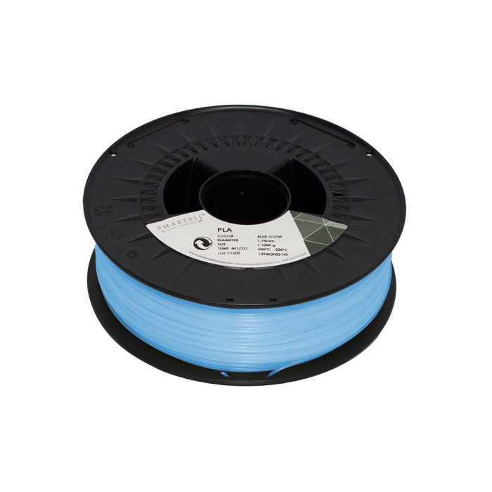 PLA Smartfil Glow Azul Luminiscente 1,75 mm