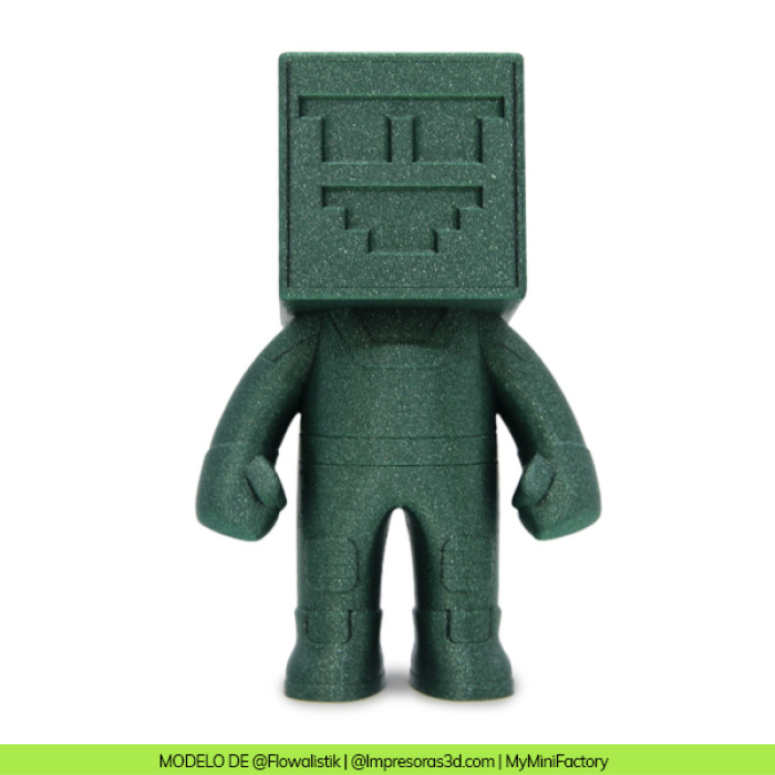 PLA Smartfil Glitter Verde 1,75 mm (Verde Brillo)