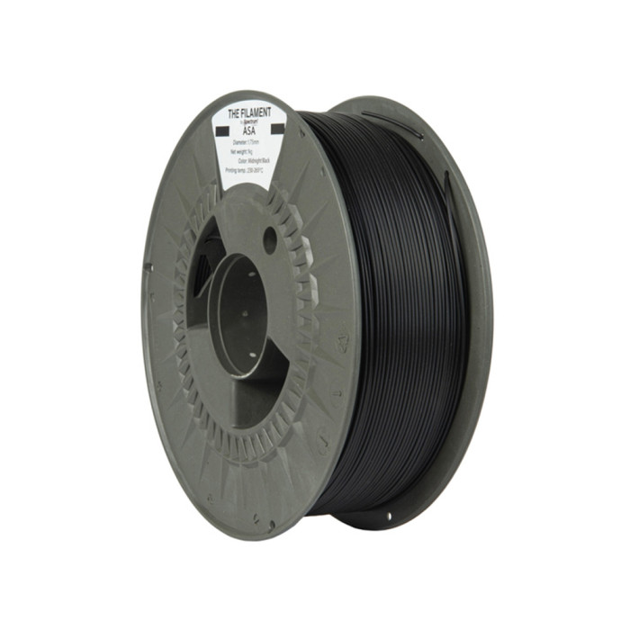 ASA The Filament by Spectrum Midnight Black (Negro) 1.75 mm