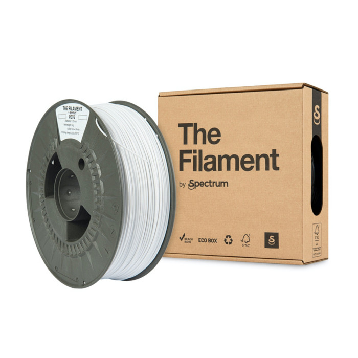 PETG The Filament by Spectrum Snow White (Blanco) 1.75mm