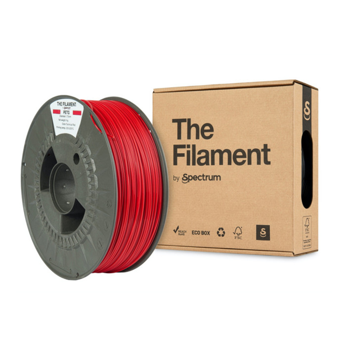 PETG The Filament by Spectrum Technical Red (Rojo) 1.75 mm