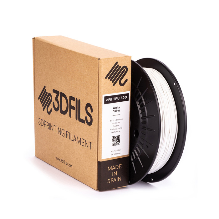 TPU 60D eFil Blanco 1,75 mm