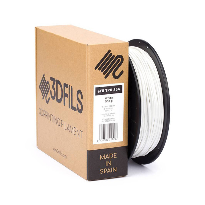 TPU 85A eFil Blanco 1,75 mm