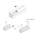 Tuerca Tipo T de acero 3030 M3/M4/M5 (Pack 10)