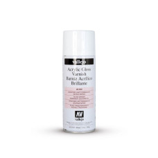Barniz Acrílico Brillante Spray Vallejo 400 ml