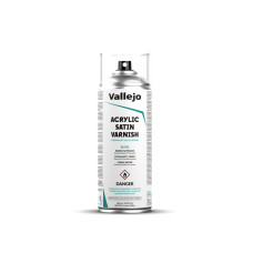 Barniz Acrílico Satinado Spray Vallejo 400 ml