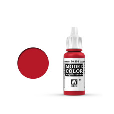 Pintura Acrílica Vallejo Model Color Rojo Carmín 18 ml