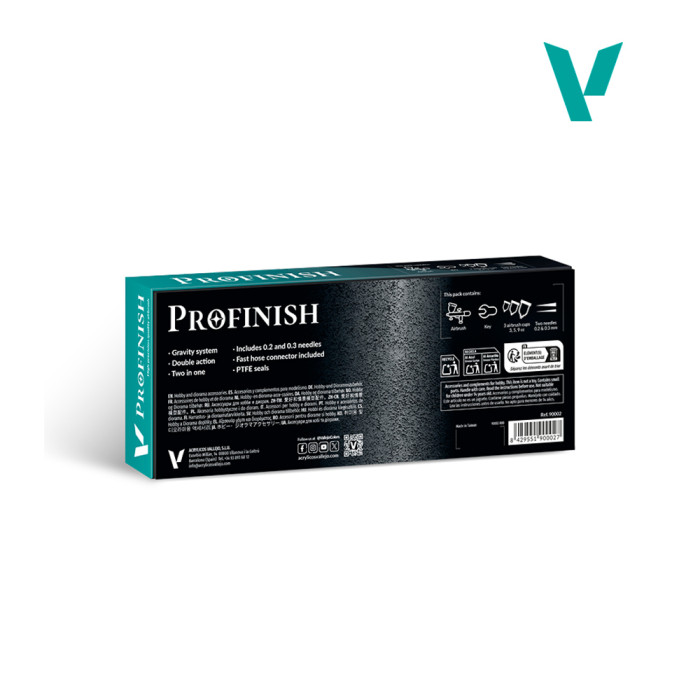 Aerógrafo Profinish / EasyAir Gravity System by Vallejo