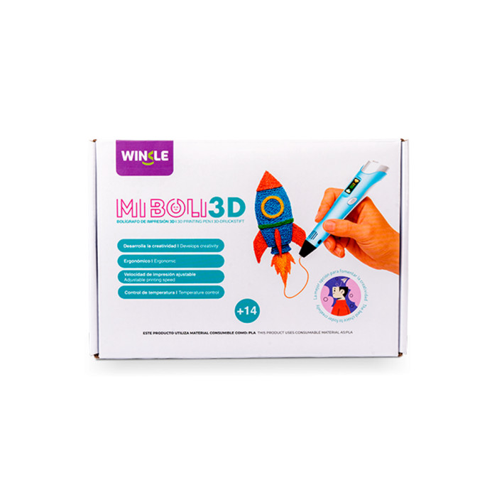 Bolígrafo 3D Winkle con control LED