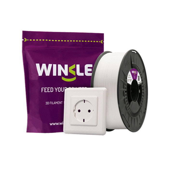PETG-FR Winkle Retardante de Llama Blanco 1,75 mm (Flame Retardant EN13501-1)
