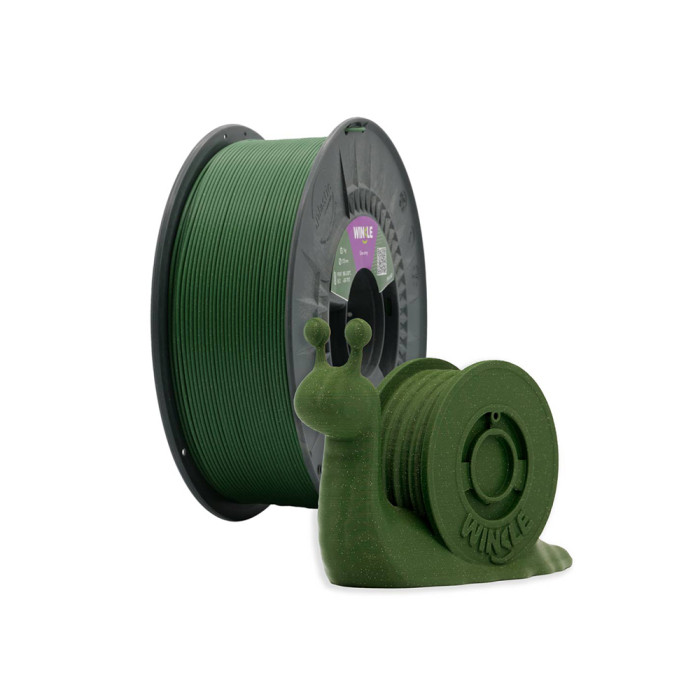 PLA HD Winkle Glitter (Partículas) Verde Militar 1,75 mm
