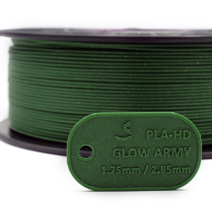 PLA HD Winkle Glitter (Partículas) Verde Militar 1,75 mm