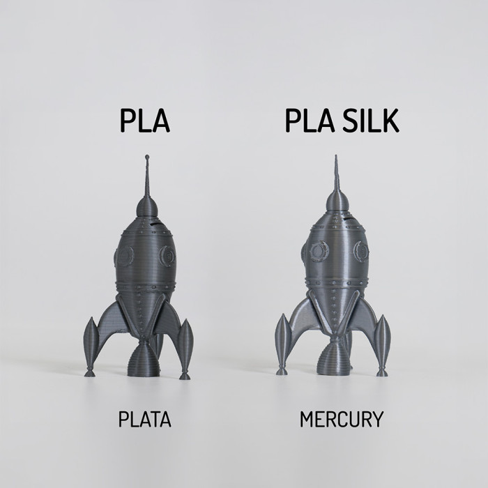 PLA Winkle Seda Plata Mercurio 1,75 mm