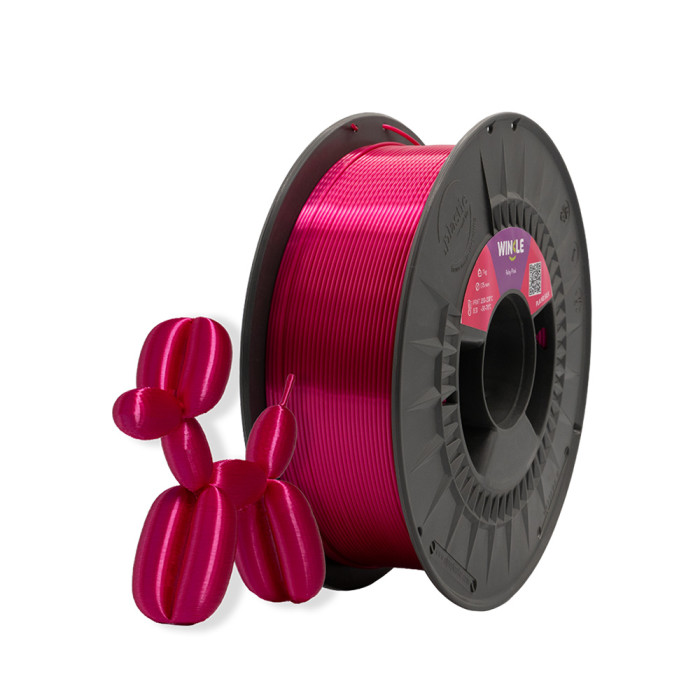 PLA Winkle Seda Rosa Rubí 1,75 mm