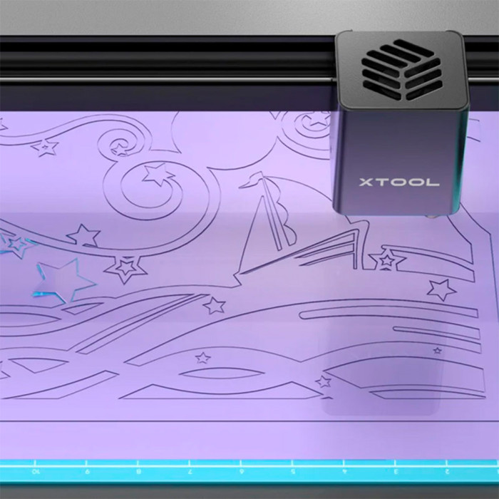 xTool M1 10W Máquina Híbrida de Sobremesa de Corte Láser y Cuchilla