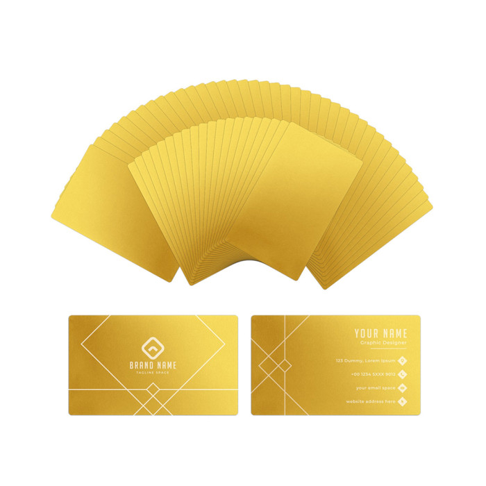 Tarjetas de Contacto Metálicas xTool. Pack 60 unidades