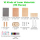 Pack Materiales xTool. Materiales Grabadora Cortadora Láser
