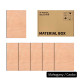 Kit Madera Grabadora Cortadora Láser. 2,5 / 3 mm Grosor. Mahogany, Cherry, Walnut. Kit de 6 unidades.