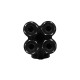 Adaptador PTFE 4 en 1 para AMS Bambu Lab Compatible con X1C, P1P y P1S