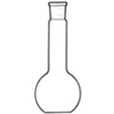 Matraz fondo plano cuello largo borosilicato
