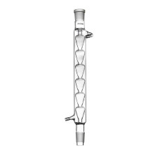 Refrigerante de bolas Allihn con uniones esmeriladas borosilicato