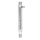Refrigerante Dimroth con uniones esmeriladas borosilicato