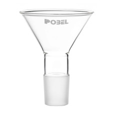 Embudo para sólidos con junta esmerilada borosilicato