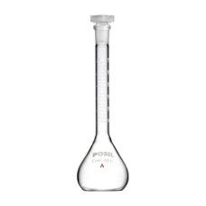 Matraz aforado cuello graduado clase A borosilicato