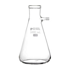 Matraz Kitasato con oliva lateral para vacío borosilicato