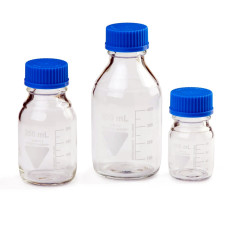Botella de esterilización rosca GL 45 borosilicato 3.3 autoclavable