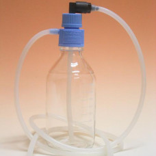 Trampa para vacío 1 L con conector, válvula y tuberías