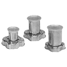 Minicontenedores de acero inoxidable con tapa de silicona para triturador 8010