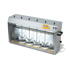 Floculador digital JarTest 6 posiciones controlado por microprocesador