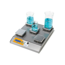 Placa calefactora digital 5 plazas MultiHeat D MH50E con control independiente por plaza
