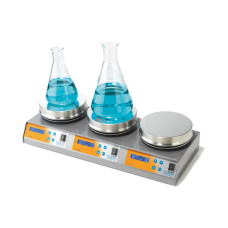 Placa calefactora digital 3 plazas MultiHeat D MH30E control independiente por microprocesador
