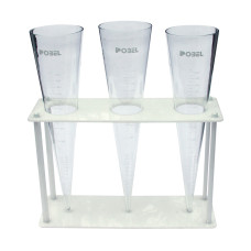 Soporte para conos de sedimentación Imhoff 2 posiciones 150x300x294 mm