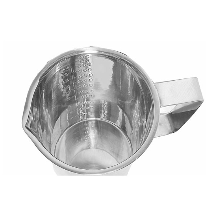 Jarra medidora de acero inoxidable autoclavable 121 °C