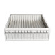 Archivador modular para portaobjetos y casetes ABS blanco 14 cajones apilable