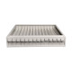 Archivador modular para portaobjetos y casetes ABS blanco 14 cajones apilable