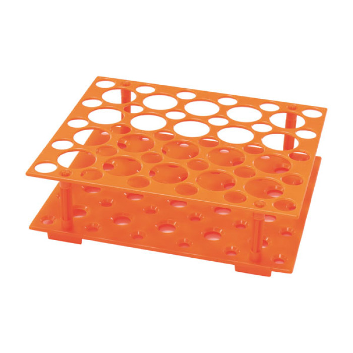 Rack para tubos de centrífuga ABS 15 ml y 50 ml — 20+30 posiciones