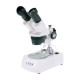 Estereomicroscopio binocular 20X-40X LED incidente y transmitida WF10X objetivos 2X y 4X acromáticos