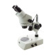 Estereomicroscopio binocular trinocular L90 zoom 0.7X-4.5X iluminación LED incidente y transmitida