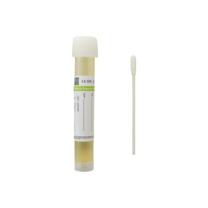 Kit de muestreo de superficie con escobillón estéril y tubo 10 ml — 3 soluciones disponibles