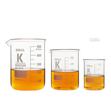 Vaso de precipitados forma baja borosilicato 3.3 con varilla magnética PTFE
