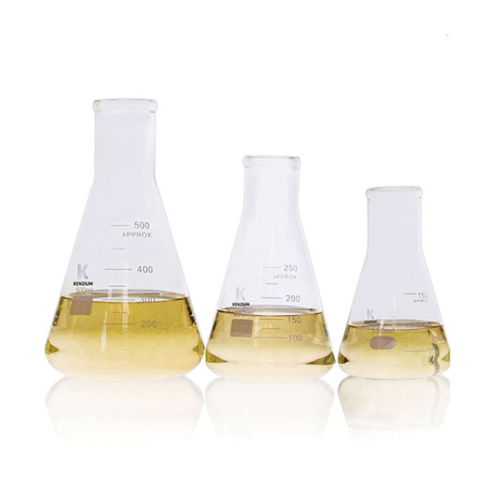 Matraz Erlenmeyer cuello estrecho borosilicato 3.3 con graduación impresa