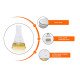 Matraz Erlenmeyer cuello estrecho borosilicato 3.3 con graduación impresa