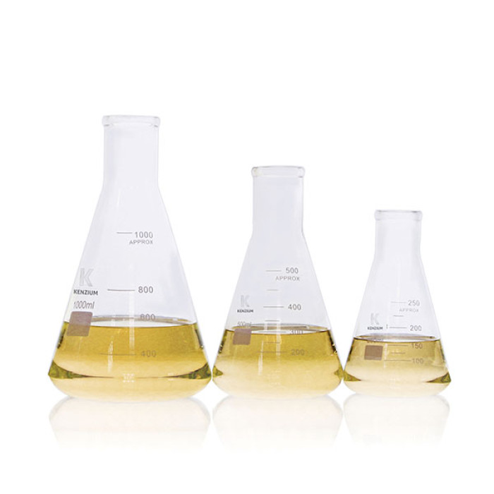 Matraz Erlenmeyer cuello estrecho borosilicato 3.3 con graduación impresa