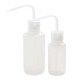 Pack 4 frascos lavadores cuello estrecho 2x250 ml + 2x500 ml LDPE/PP